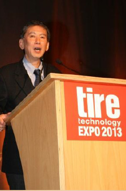 Dr. Hiroshi Mouri, President, Bridgestone Americas Center for Research and Technology attended the awards ceremony